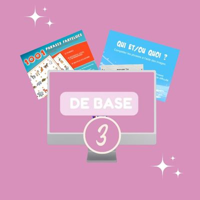 PACK "JE DIS DES PHRASES" | DE BASE