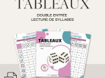 PDF — TABLEAUX DOUBLE ENTRÉE | SYLLABES